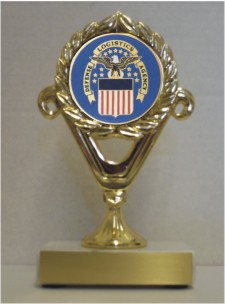 Custom Printed Defense Logistics Agency Trophies