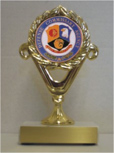 Custom Printed Defense Commissary Agency Trophies