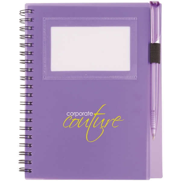 Purple Swanky Note Pads, Custom Made With Your Logo!