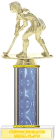 Custom Printed Female Field Hockey Player Trophies