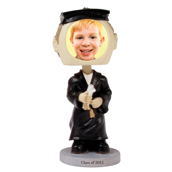 Graduation Themed Bobble Heads, Custom Designed With Your Logo!