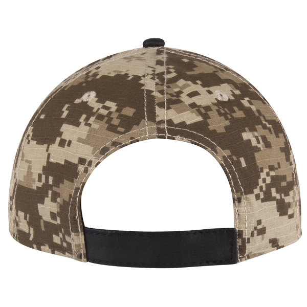 Camouflage Hats With A Plain Brim, Custom Decorated With Your Logo!