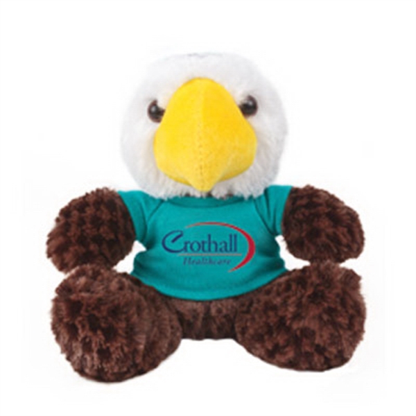 Eagle Mascot Plush Stuffed Animals, Custom Imprinted With Your Logo!