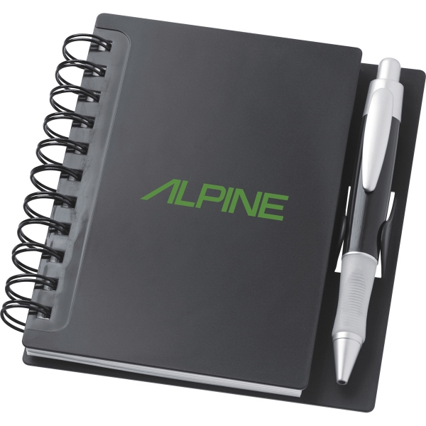 Spiral Hard Plastic Cover Notebooks, Custom Printed With Your Logo!