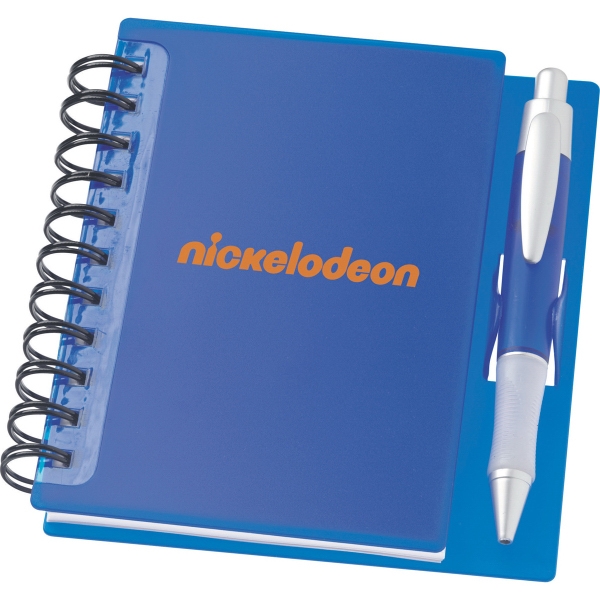 Spiral Hard Plastic Cover Notebooks, Custom Printed With Your Logo!