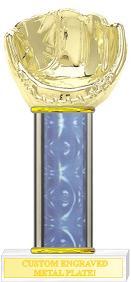 Baseball Holder Baseball Trophies, Custom Engraved With Your Logo!