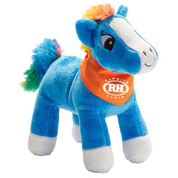 Horse Mascot Plush Stuffed Animals, Customized With Your Logo!