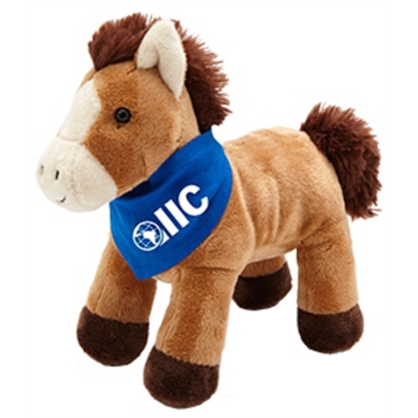 Horse Mascot Plush Stuffed Animals, Customized With Your Logo!