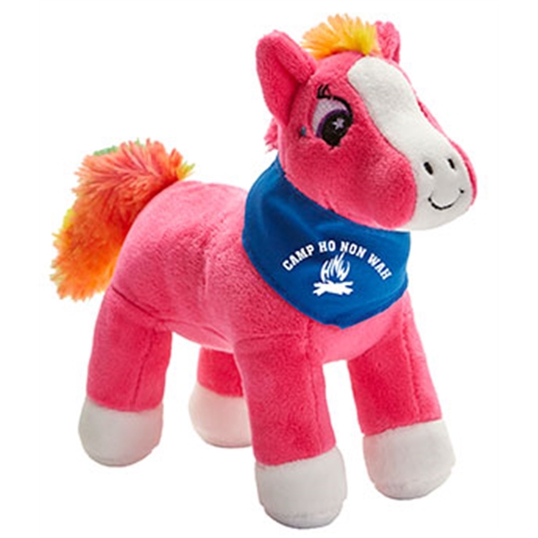 Horse Mascot Plush Stuffed Animals, Customized With Your Logo!