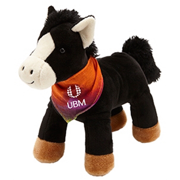 Horse Mascot Plush Stuffed Animals, Customized With Your Logo!