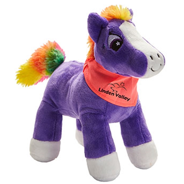 Horse Mascot Plush Stuffed Animals, Customized With Your Logo!