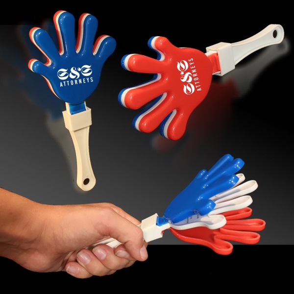 Hand Clapper Noisemakers, Custom Imprinted With Your Logo!