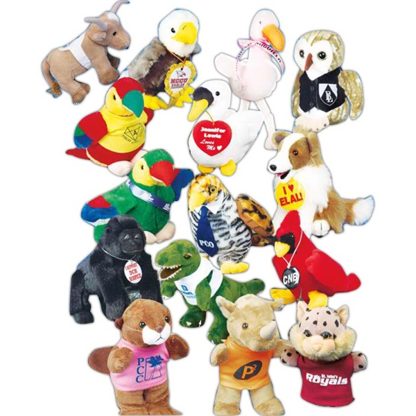 Cardinal Bird Beanie Toys, Custom Printed With Your Logo!