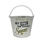 Custom Decorated 8 Quart Tin Buckets