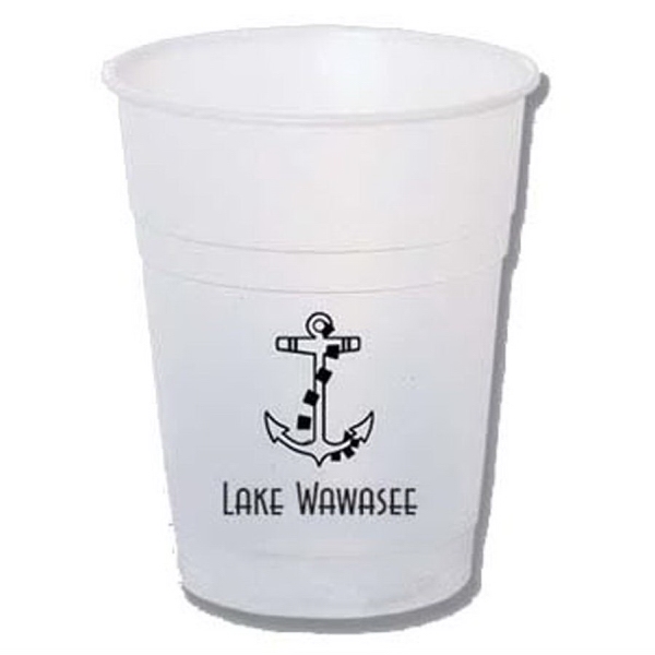 Disposable Translucent Cups, Custom Decorated With Your Logo!