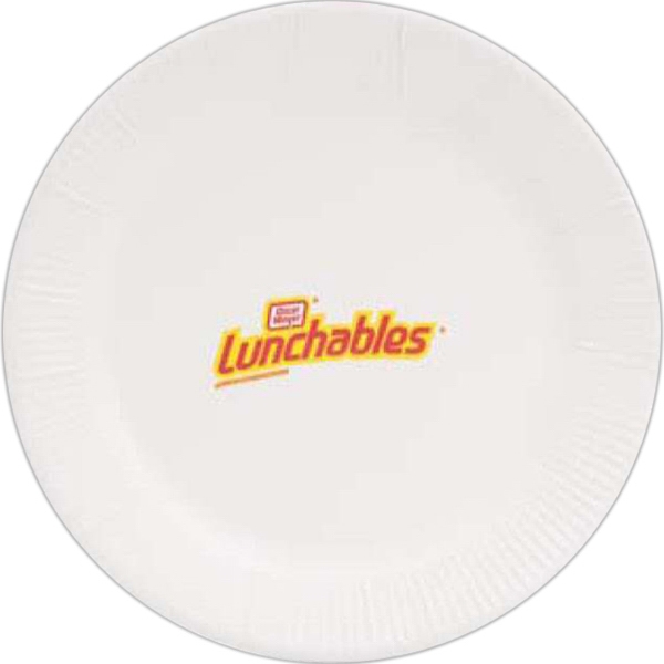 Disposable Paper Plates, Custom Printed With Your Logo!