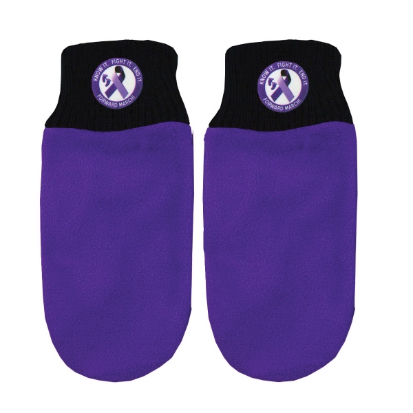 Bulldog Mascot Mittens, Custom Printed With Your Logo!