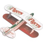 Custom Printed Logo Bi-Plane Foam Airplanes