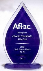 Tropar Airflyte Acrylic Awards, Custom Decorated With Your Logo!