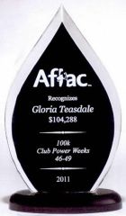 Tropar Airflyte Acrylic Awards, Custom Decorated With Your Logo!
