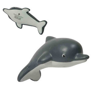 Dolphin Stressball Squeezies, Custom Imprinted With Your Logo!