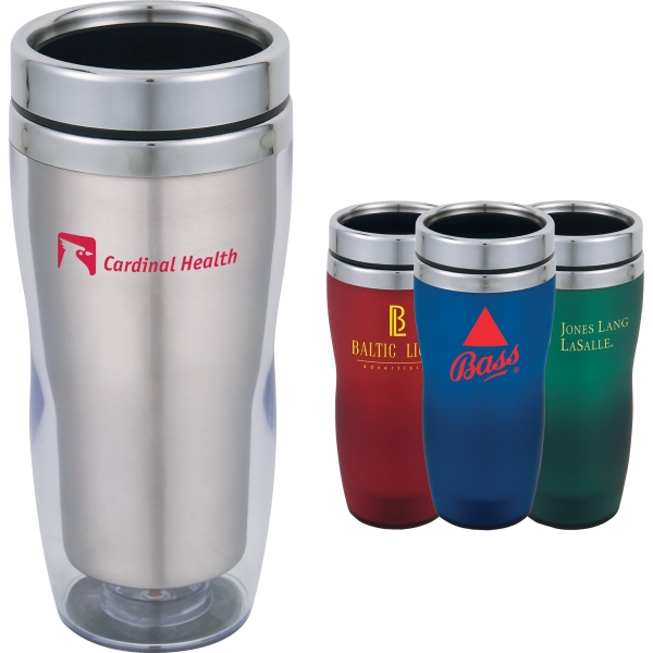 20oz. Soft Rubber Travel Mugs, Custom Printed With Your Logo!