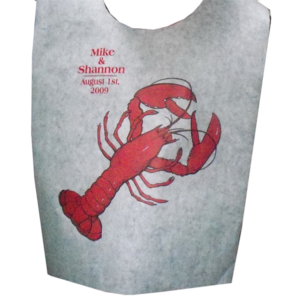 Lobster And Crab Seafood Bibs, Custom Imprinted With Your Logo!