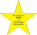 Custom Printed Star Stock Shape Air Fresheners