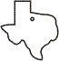 Custom Printed Texas State Stock Shape Air Fresheners