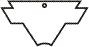 Custom Printed Triange 6 Triangular Stock Shape Air Fresheners