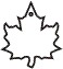 Custom Printed Maple Leaf Plant and Leaf Stock Shape Air Fresheners