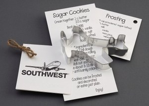 Custom Printed Airplane Stock Shaped Cookie Cutters