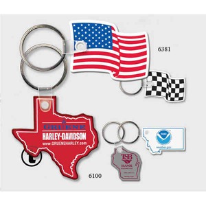 Alabama State Shaped Key Tags, Custom Printed With Your Logo!