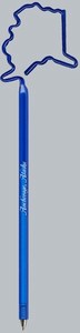 Alaska State Bent Shaped Pens, Custom Printed With Your Logo!