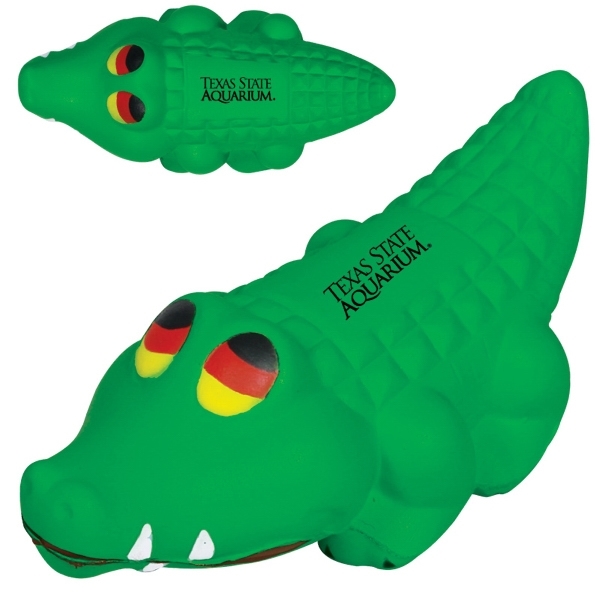 Alligator Stress Ball Squeezies, Custom Imprinted With Your Logo!