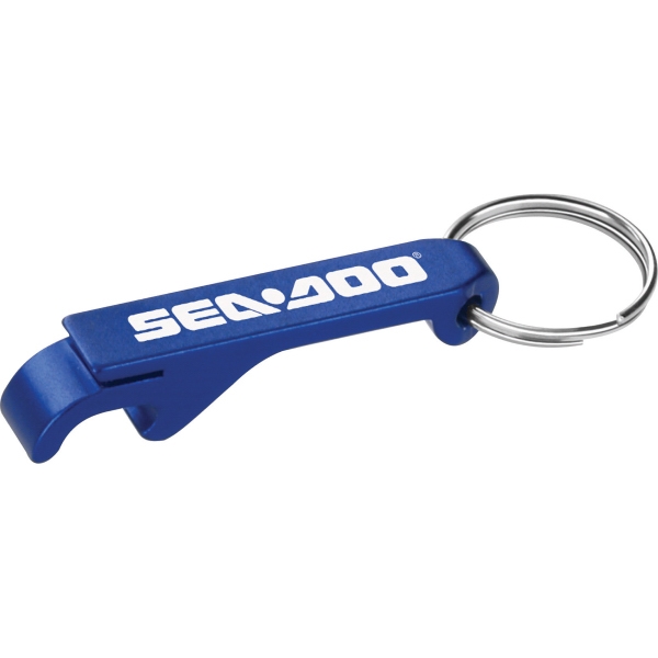 Aluminum Bottle and Can Opener Key Rings, Custom Printed With Your Logo!