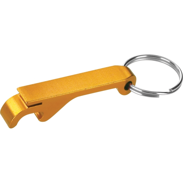 Aluminum Bottle and Can Opener Key Rings, Custom Printed With Your Logo!