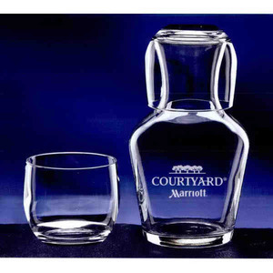 Ambassador Water Set Crystal Gifts, Custom Made With Your Logo!