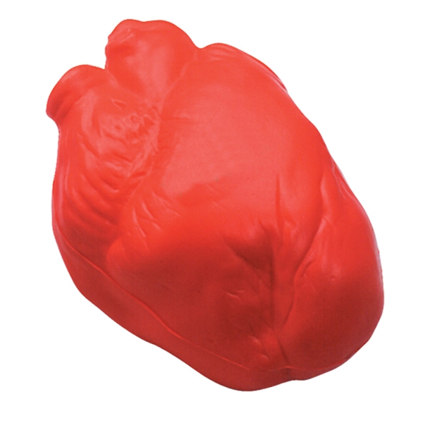 Anatomical Heart Shaped Stress Ball Squeezies, Custom Printed With Your Logo!