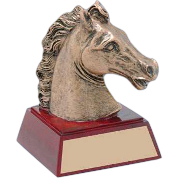 Horse Mascot Awards, Custom Engraved With Your Logo!