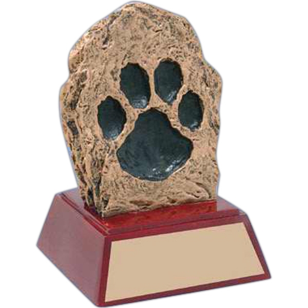 Paw Print Mascot Awards, Custom Engraved With Your Logo!