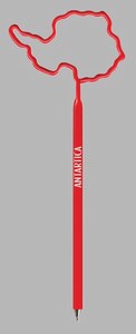 Antarctica Bent Shaped Pens, Custom Imprinted With Your Logo!