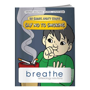 Custom Printed Anti Smoking Themed Coloring Books