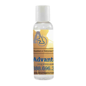 Antibacterial Hand Sanitizer Bottles, Custom Imprinted With Your Logo!