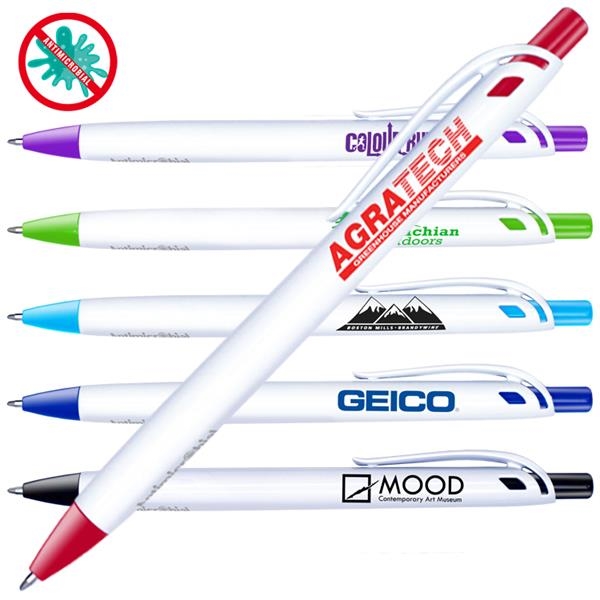 Antibacterial Germ Free Pens, Custom Printed With Your Logo!