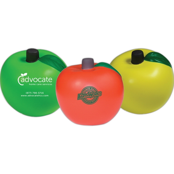 Apple Shaped Stress Relievers, Customized With Your Logo!