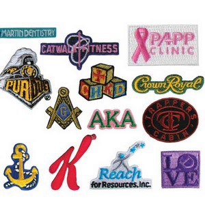 Appliques, Custom Imprinted With Your Logo!