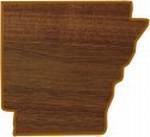 Arkansas State Shaped Plaques, Custom Engraved With Your Logo!