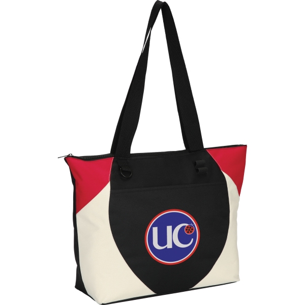 Zippered Tote Bags, Custom Printed With Your Logo!