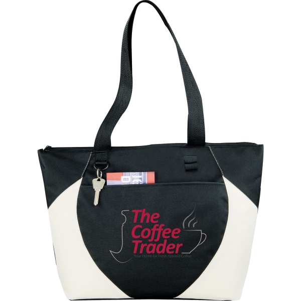 Zippered Tote Bags, Custom Printed With Your Logo!